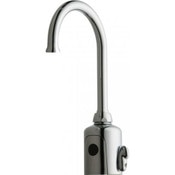 Touch-Free, Programmable Faucet With Above-Deck Electronics, Single Hole, Dual Supply For Hot And C
