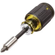 8-in-1 Multi-Bit Adjustable Length Stubby Screwdriver