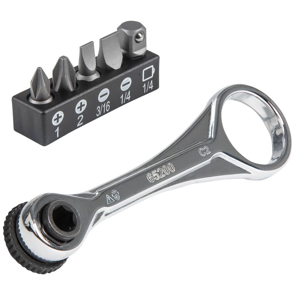 Slim-profile mini ratchet set, 5-Piece, Klein Tools