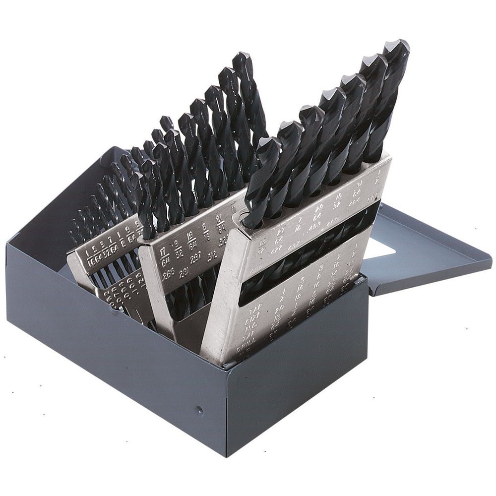 Regular-Point Drill-Bit Set, 29-Piece, Klein Tools