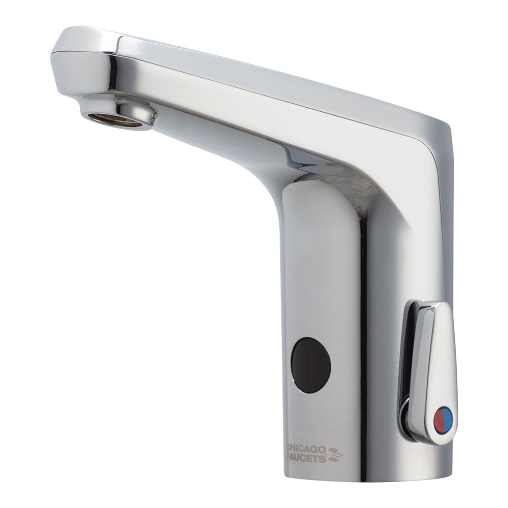 Lavatory Sink Faucet with Touch-Free Operation Pressure Comp