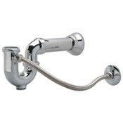 Water Saver Trap Primer, Chrome Cast Brass with Clean Out