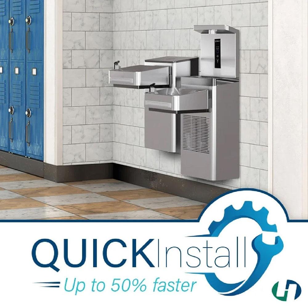 Touchless Stainless Steel On-Wall ADA Compliant, Touchless B