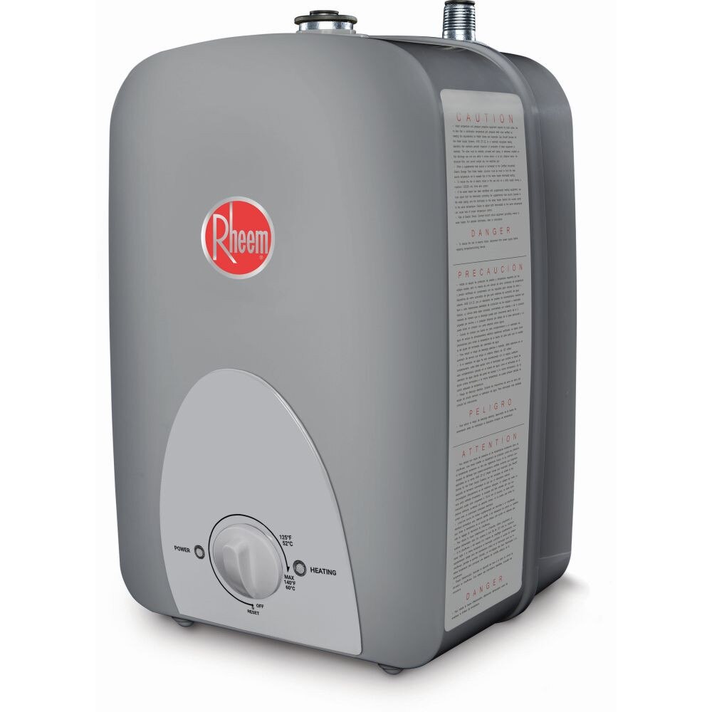 Mini-Tank Electric Water Heater, 1.4KW 120V, 6.0 GAL, Rheem