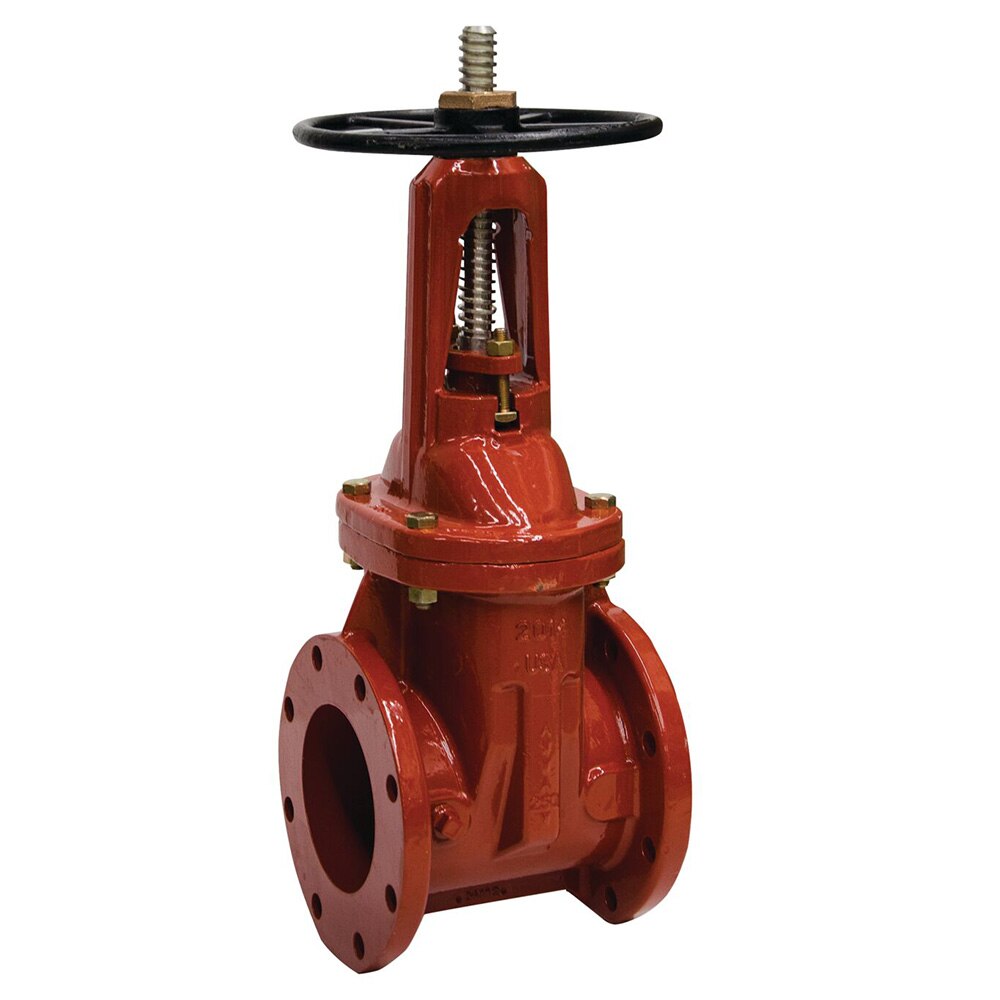 Gate Valve, 6 In OSY Resilient Wedge, Flanged, Series 408, Watts