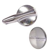 Partition Door Standard Inner and Outer Latch Kit, Chrome