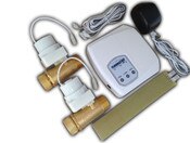 Washing Machine Kit, FS34H, 3/4 Inch Straight, Hot and Cold Valves, FloodStop