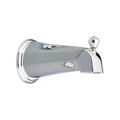 Monticello Chrome Tub Spout with Diverter