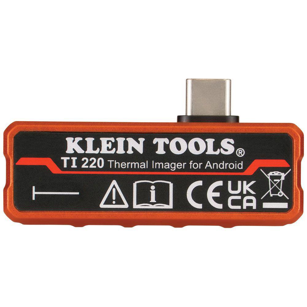 Thermal Imager for Android® Devices, Includes USB-C connector, micro-USB connector/adapter, and Hard Storage Case and Carabiner, Klein Tools