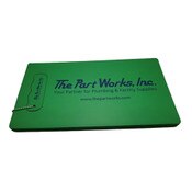 Knee Cushion, 7 In x 13 In, Green Foam w/TPW Logo