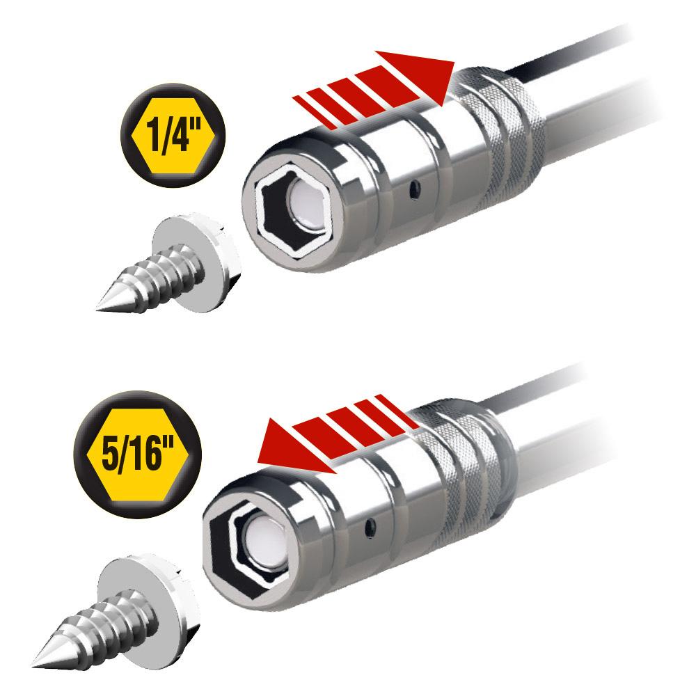 HVAC Slide Drive™ Multi-Bit Screwdriver / Nut Driver, 8-in-1, Klein Tools