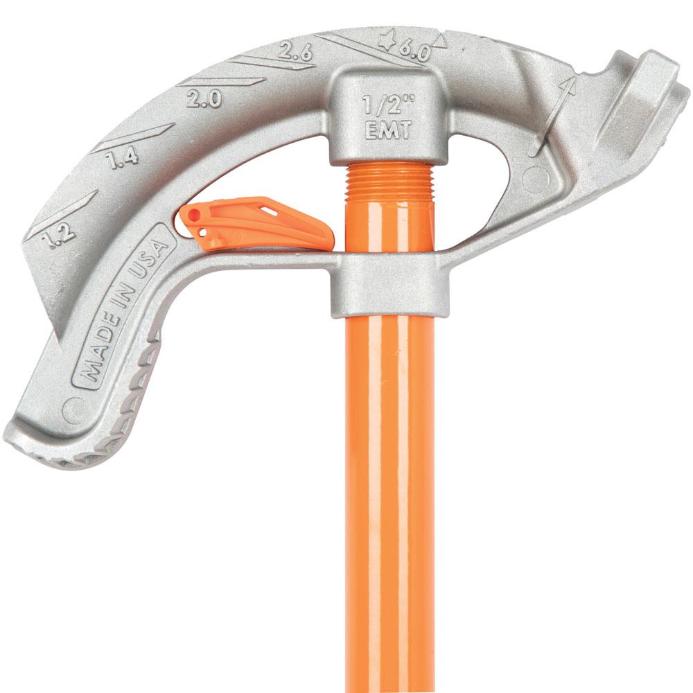 Aluminum Conduit Bender Full Assembly, 1/2-Inch EMT with Angle Setter™, Klein Tools