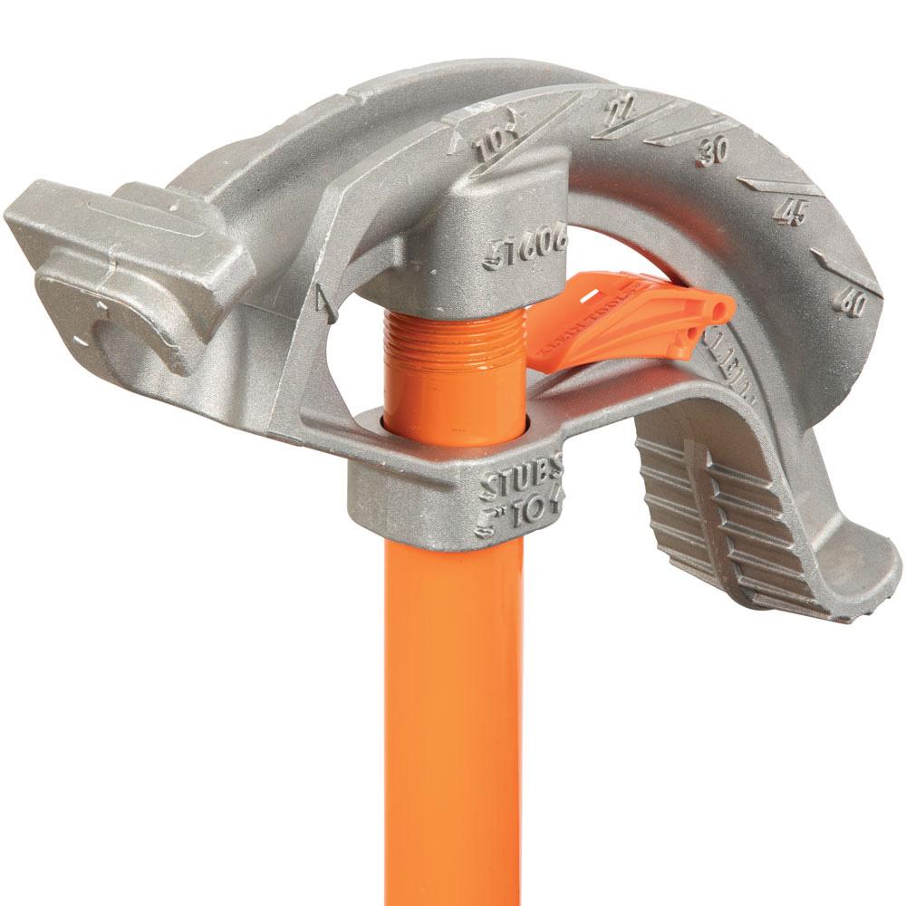 Aluminum Conduit Bender Full Assembly, 1/2-Inch EMT with Angle Setter™, Klein Tools