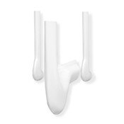 Trap Gear Slim Fit Soft ADA Sink P-Trap and Supply Covers, White, Plumberex