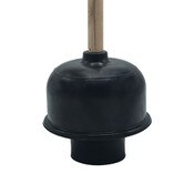 Ultra Force Extra Heavy Duty Black Rubber Toilet Plunger
