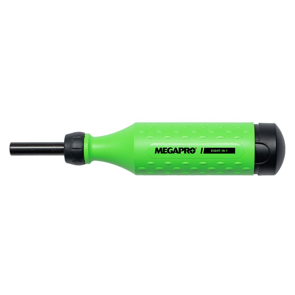 8-In-1 Multi-Bit Screwdriver and High Intensity LED Worklight, Holiday Pack, Megapro