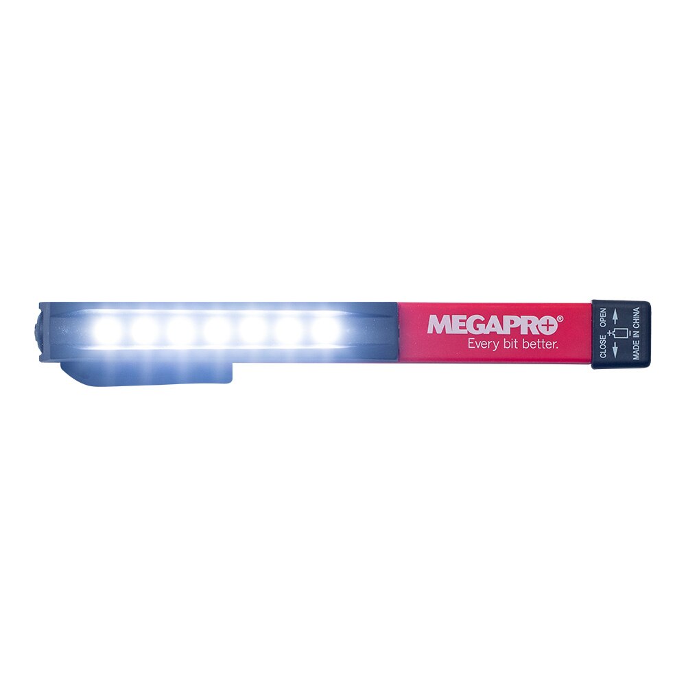 8-In-1 Multi-Bit Screwdriver and High Intensity LED Worklight, Holiday Pack, Megapro