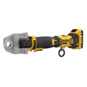 DeWalt DCE210D2K 20V MAX compact press tool kit with CTS jaws and lightweight inline design-side view 01.