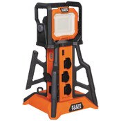 PowerHub 1, 6 Surge Protected Covered 120V Outlets, 2 USB-A / 2 USB-C ports and Adjustable 5000 Lumen LED Work Light
