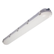 LED Grey 4 Ft. Vapor Proof Linear Light Fixture (6 Pack)