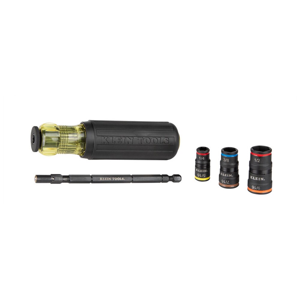 7-in-1 Impact Rated Flip Socket Set with Handle, Klein