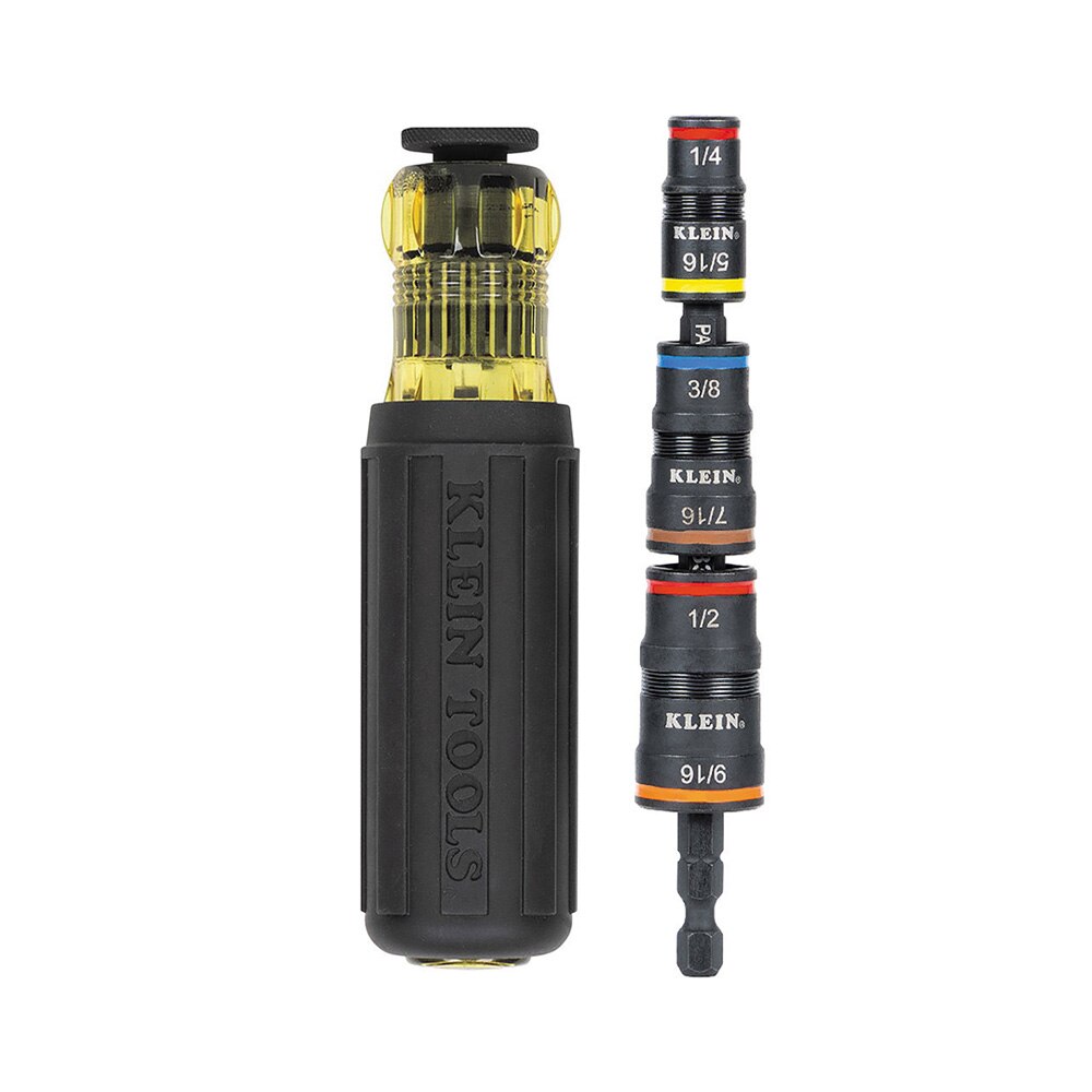 7-in-1 Impact Rated Flip Socket Set with Handle, Klein