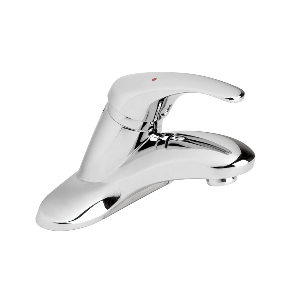 Symmetrix Single Handle Lavatory Faucet with Push Pop Drain Assembly, 3/8 Inch Flexible Supply Lines, 4 Inch Centers, 1.0 GPM Aerator, Polished Chrome, Symmons