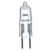 Halogen T4 Light Bulb, 900L, 4.167 Amps Dimmable, Bi Pin GY6.35 Base, Clear