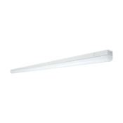 LED 8 Foot Linear Strip Light, 3900L-6750L, Wattage and CCT Selectable, Dimmable, White Finish, Satco