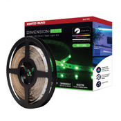 Dimension Plus Tape 16 Foot Light Strip White Finish, 14 Watts, 1120 Lumens, with RGB Turnable, J-Box Connection, IR Remote, Driver, Controller, Receiver, Starfish IOT Capable, Dimmable