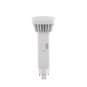 LED PL 4-Pin, 1100L, 9 Watt, 120-277V, 2700K/3000K/3500K/4000K/5000K, G24d Base, Type A/B Ballast, Warm White to Natural Light (Case of 10), Satco