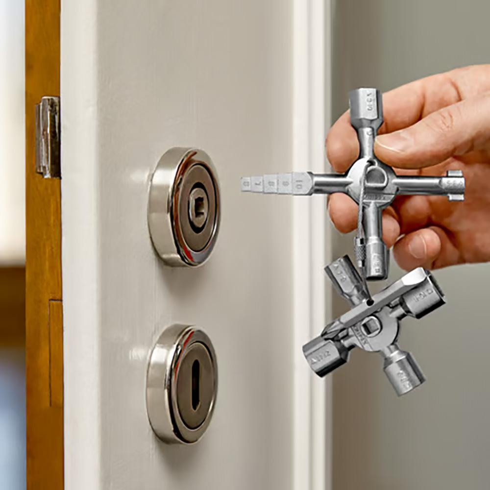 Universal Control Cabinet Key, 3-1/2 Inch TwinKey, Knipex