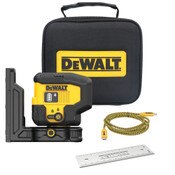 DeWalt DCLE16031GB USB rechargeable green 3 spot laser base kit with IP54 rating, less remote-front view 01.