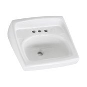 Lavatory Sink 20 1/2" x 18 1/4" 8" CC Vitrous China American Standard