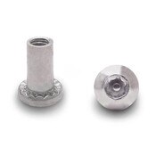 Stainless Steel 6-Lobe 10-24 X 1/2 In Barrel Nut