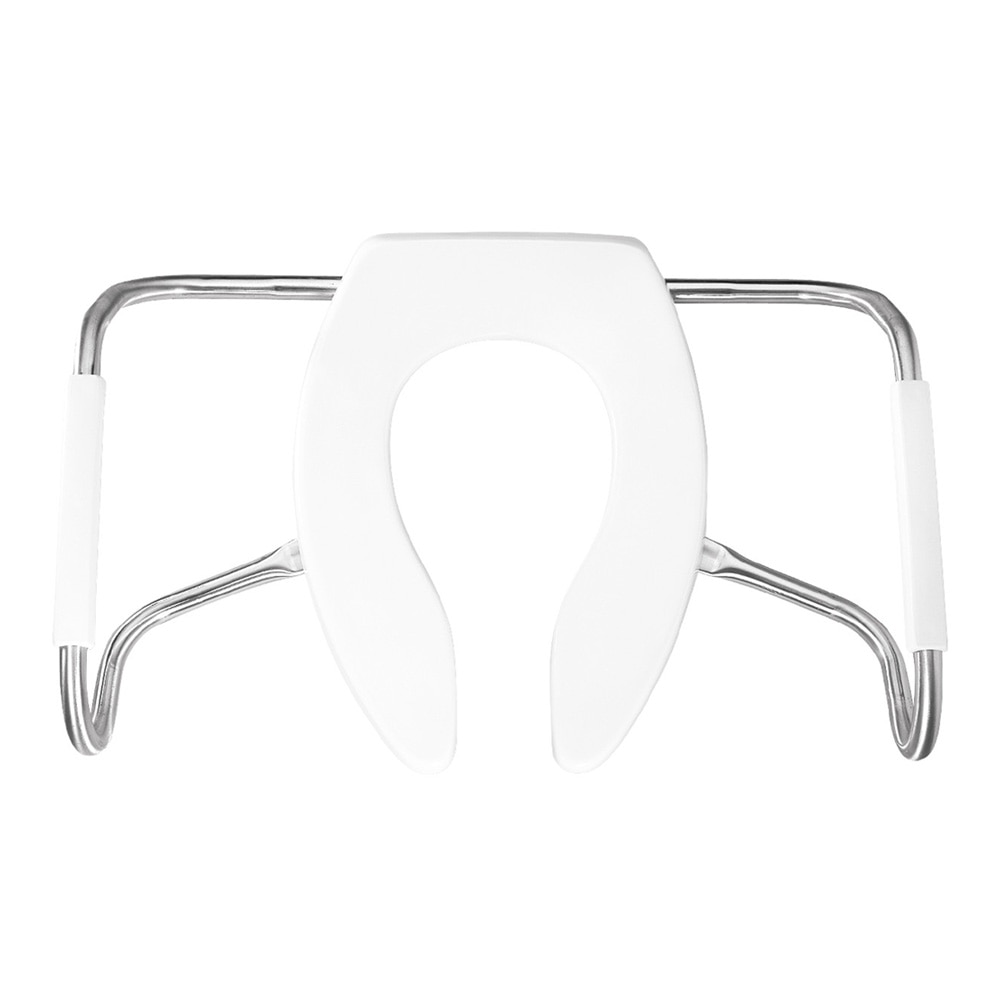 Toilet Seat, ELG OF less Cover, Medic-Aid DG SS Arms, White