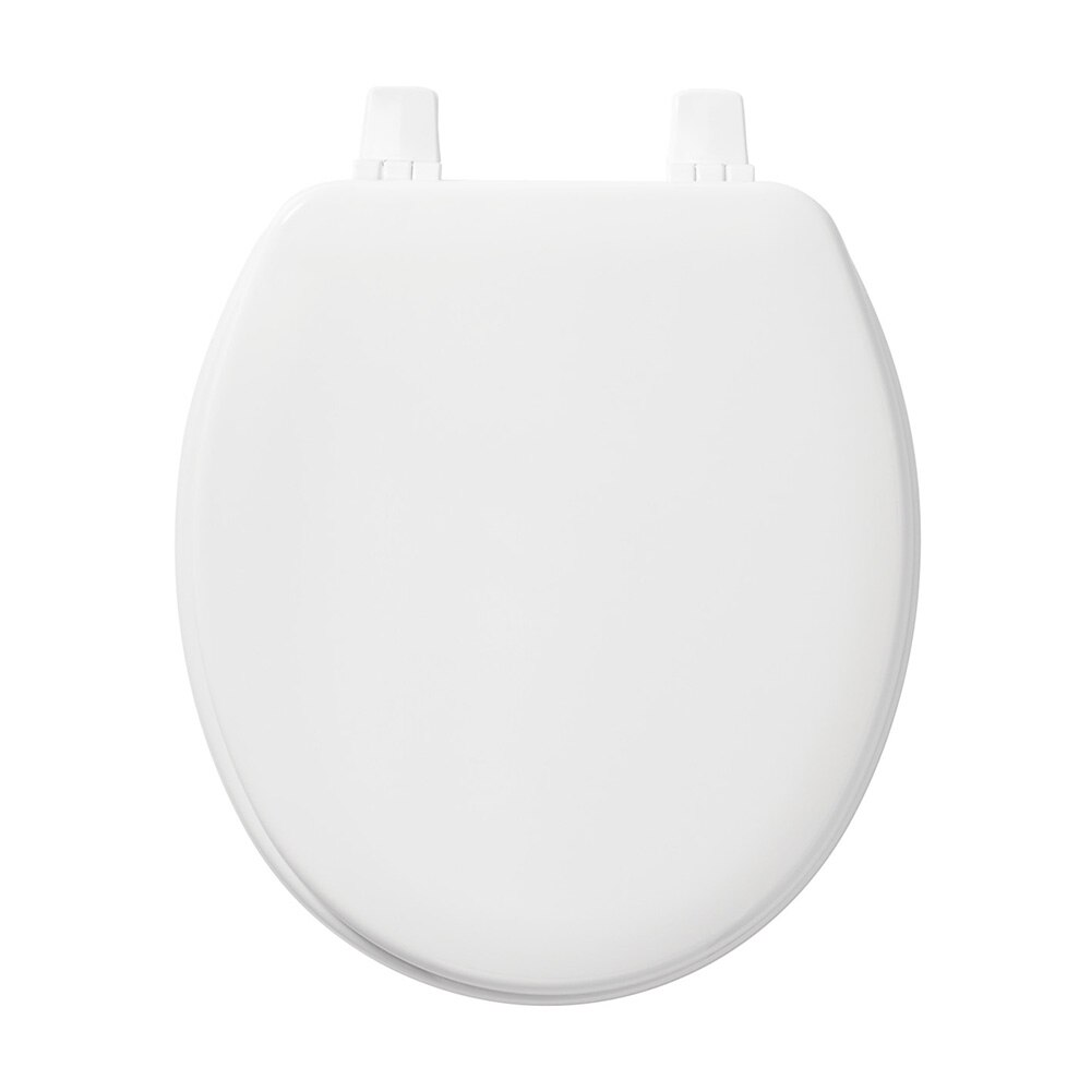 Toilet Seat, Baby, CF w/ Cover, White, Enameled Wood