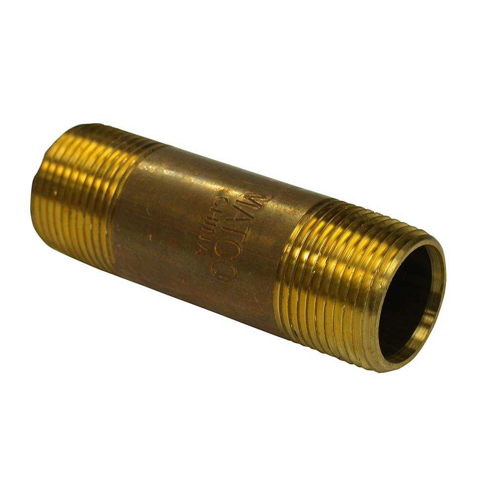 Nipple Brass 1/2 X 1 1/2