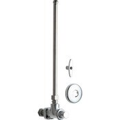 Angle Stop, Includes Wall Flange, 5/8" O.D. Compression Inlet, 2-1/4" Tee Handle (293-006Jkrcf), An