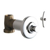 Remote Straight Or Angle Valve, Polished Chrome, 2-1/4" Tee Handle (293-006Jkrcf), Straight Valve
