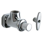 Angle Stop, 2-1/4" Tee Handle (293-006Jkrcf), Polished Chrome, 1/2" Npt Female Thread Inlet, Slow C