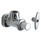 Angle Stop, Angle Stop With 1/2" Inlet, 1/2" Npt Female Thread Outlet, 1/2" Npt Female Thread Inlet
