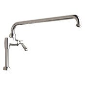 Adapta-Faucet, 3/8" Npt Female Outlet In Tee, Polished Chrome, 2-3/8" Lever Handle (369-Pljkcp), Si