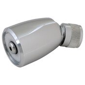 Showerhead With Swivel Ball Joint, 1.5 GPM Max., 1.5 GPM Max. Flow Rate @ 80 Psi, Pressure Compensa