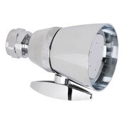 Showerhead With Adjustable Spray Pattern, 1.5 GPM Max., 1.5 GPM Max. Flow Rate @ 80 Psi