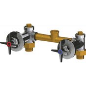 Remote Straight Or Angle Valve, Polished Chrome, Two-Handle, 3" Cross Handle (633-Prjkcp), 1/2" Npt