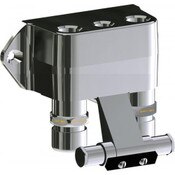 Foot Operated Remote Valve, Polished Chrome, Naiad Metering Cartridge With Fast Cycle Time Closure