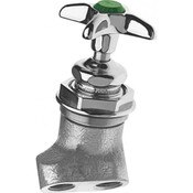 Remote Angle Valve, 3/8" Npt Female Thread Inlet, Slow Compression Operating Steam Cartridge, Left-