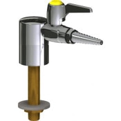 Deck-Mounted Remote Spout, Turret With Single Valve, Polished Chrome, Laboratory Nozzle With 10 Ser