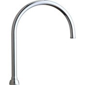 8" Rigid/Swing Gooseneck Spout With Flow Control, 1.5 GPM (5.7 L/Min) Max.